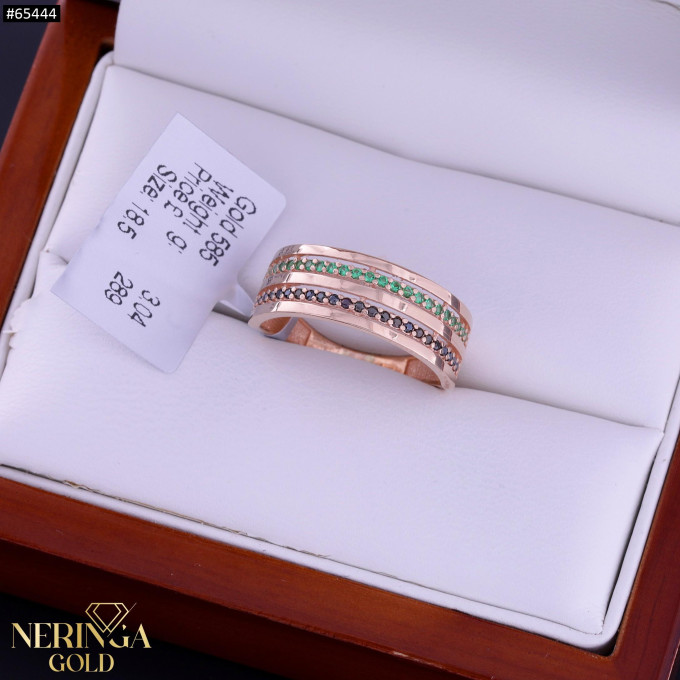 Rose gold women's ring #65444 Rose gold women's ring #65444