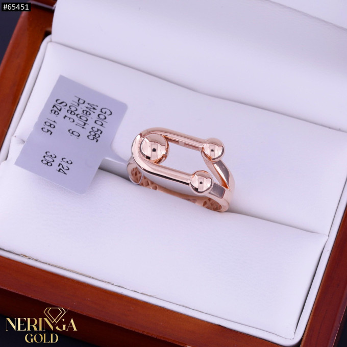 Rose gold women's ring #65451 Rose gold women's ring #65451
