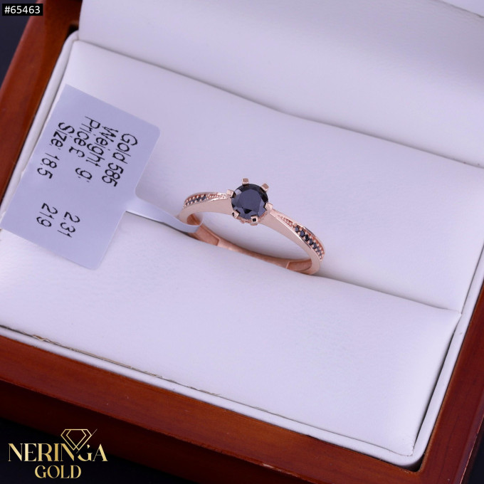 Rose gold women's ring #65463 Rose gold women's ring #65463