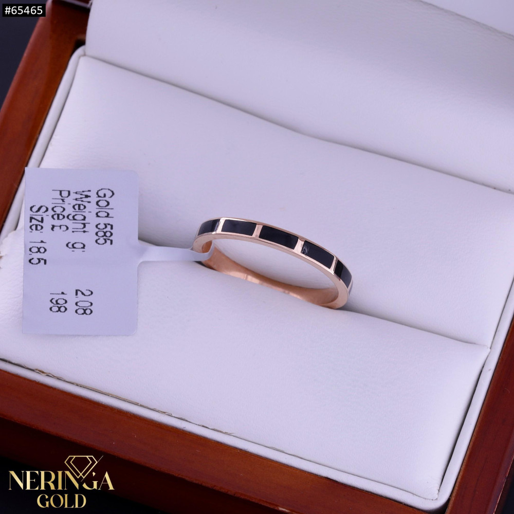 Rose gold women's ring #65465