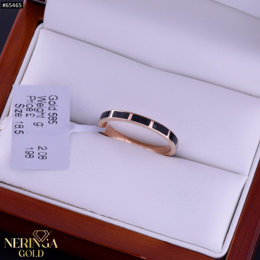 Rose gold women's ring #65465