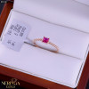 Rose gold women's ring #65467