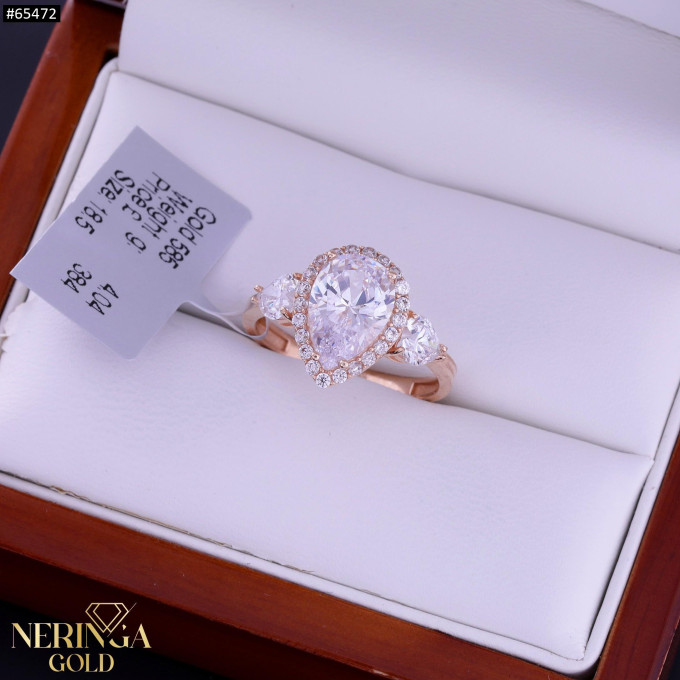 Rose gold women's ring #65472 Rose gold women's ring #65472