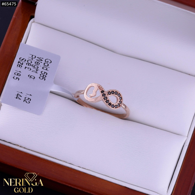 Rose gold women's ring #65475 Rose gold women's ring #65475