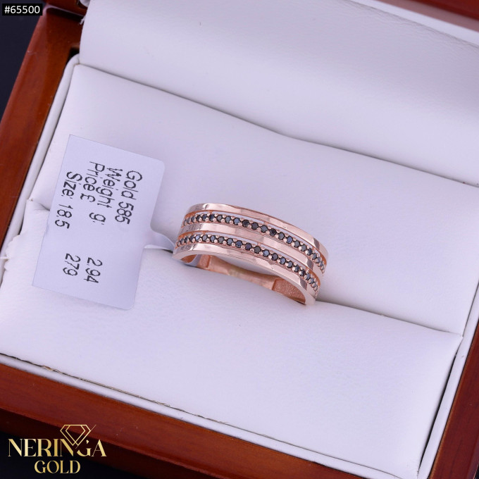 Rose gold women's ring #65500 Rose gold women's ring #65500