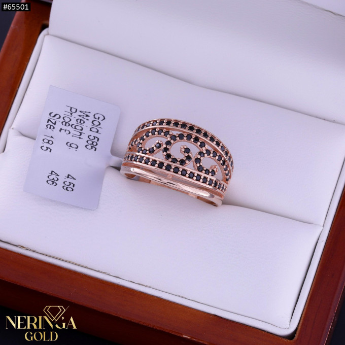 Rose gold women's ring #65501 Rose gold women's ring #65501