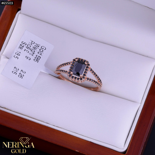 Rose gold women's ring #65503