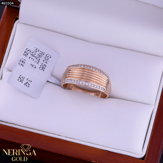 Rose gold women's ring #65504 Rose gold women's ring #65504