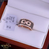 Rose gold women's ring #65523