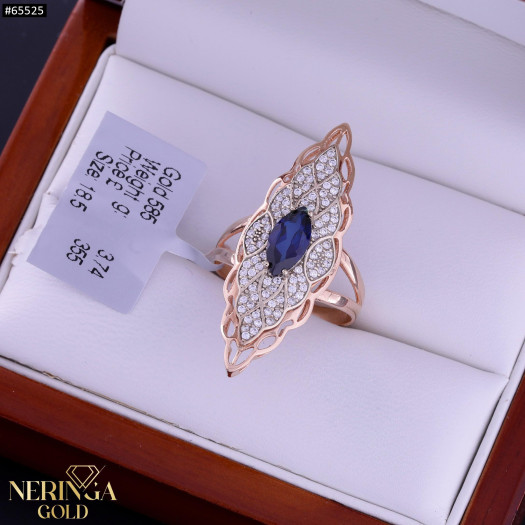 Rose gold women's ring #65525