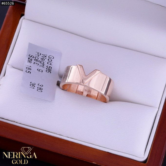 Rose gold women's ring #65526 Rose gold women's ring #65526