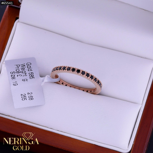 Rose gold women's ring #65541