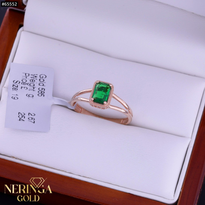 Rose gold women's ring #65552 Rose gold women's ring #65552