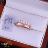 Rose gold women's ring #65558