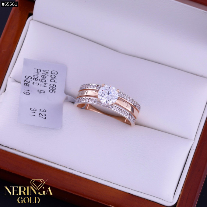Rose gold women's ring #65561 Rose gold women's ring #65561