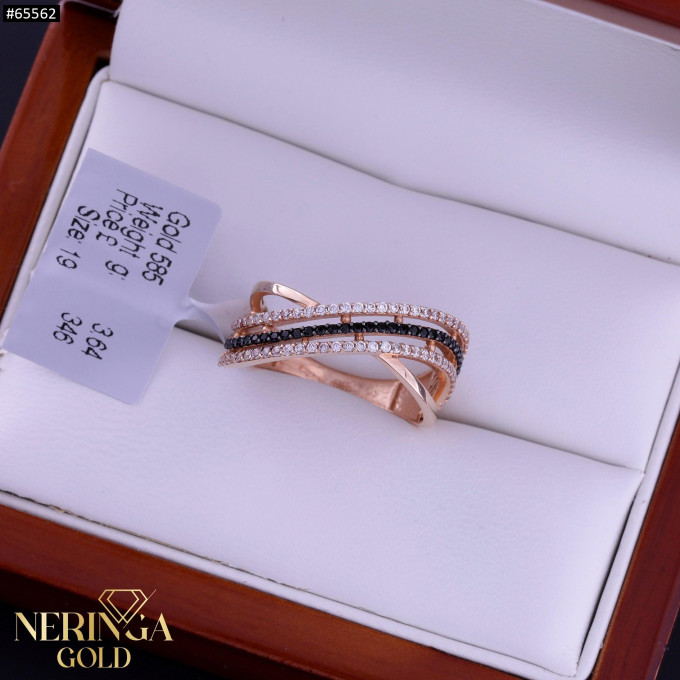 Rose gold women's ring #65562 Rose gold women's ring #65562