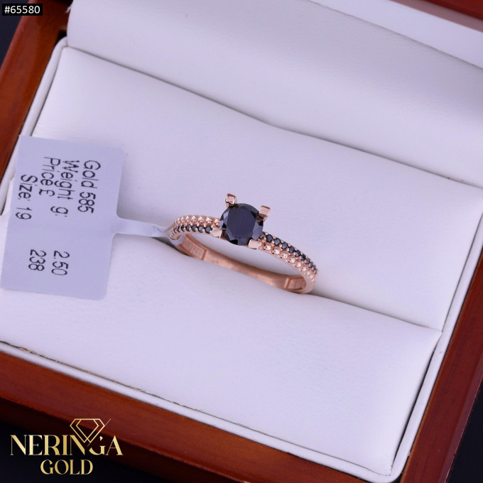Rose gold women's ring #65580 Rose gold women's ring #65580