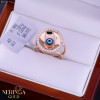 Rose gold women's ring #65582
