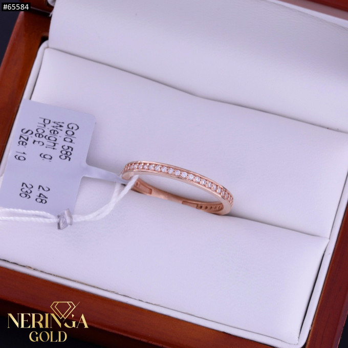 Rose gold women's ring #65584 Rose gold women's ring #65584