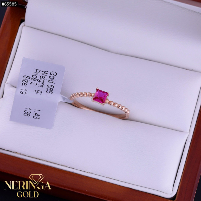 Rose gold women's ring #65585 Rose gold women's ring #65585