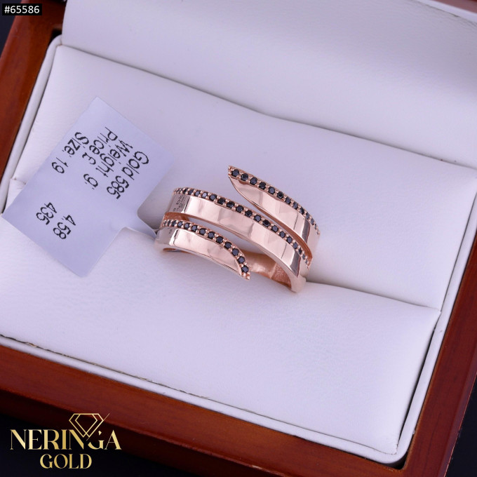 Rose gold women's ring #65586 Rose gold women's ring #65586