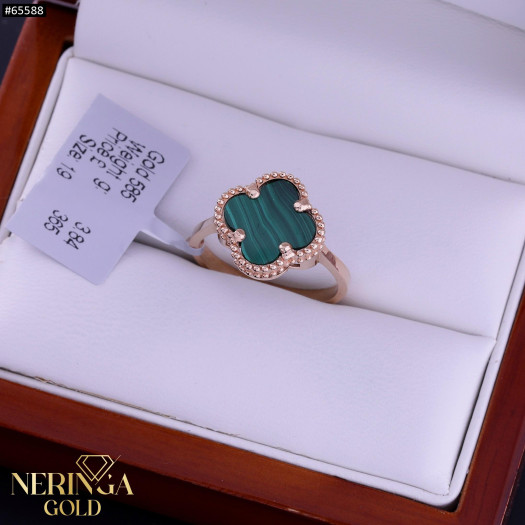 Rose gold women's ring #65588