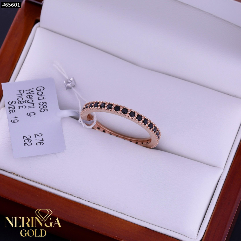 Rose gold women's ring #65601