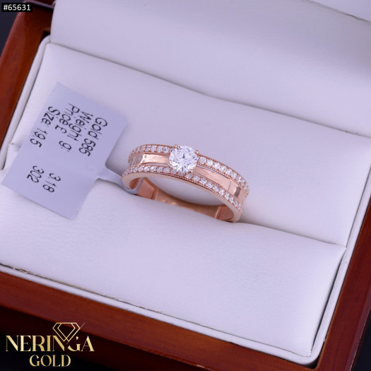 Rose gold women's ring #65631 Rose gold women's ring #65631