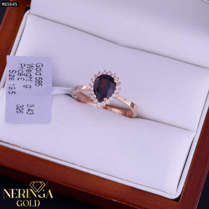 Rose gold women's ring #65645 Rose gold women's ring #65645