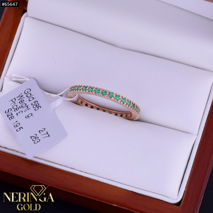 Rose gold women's ring #65647 Rose gold women's ring #65647