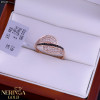 Rose gold women's ring #65659