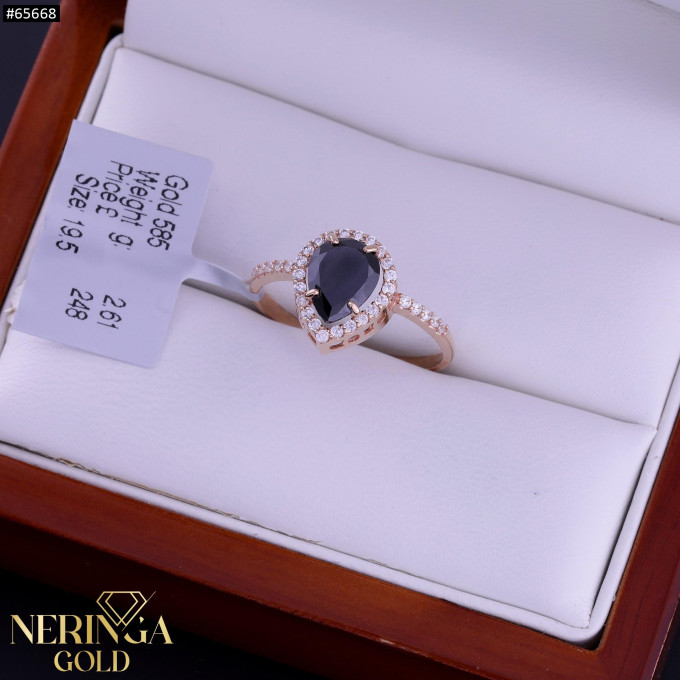 Rose gold women's ring #65668 Rose gold women's ring #65668