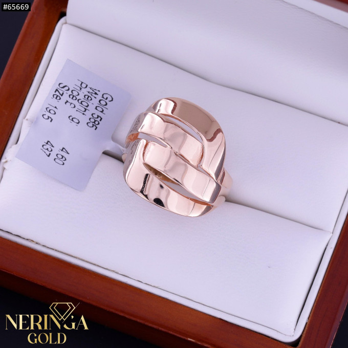 Rose gold women's ring #65669 Rose gold women's ring #65669