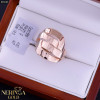 Rose gold women's ring #65669