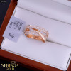 Rose gold women's ring #65720