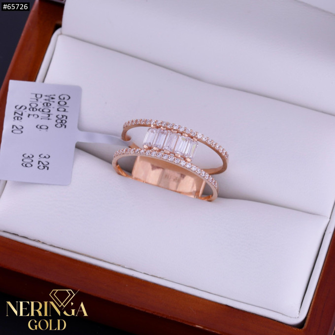 Rose gold women's ring #65726 Rose gold women's ring #65726