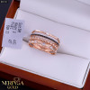 Rose gold women's ring #65727