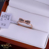 Rose gold women's ring #65739