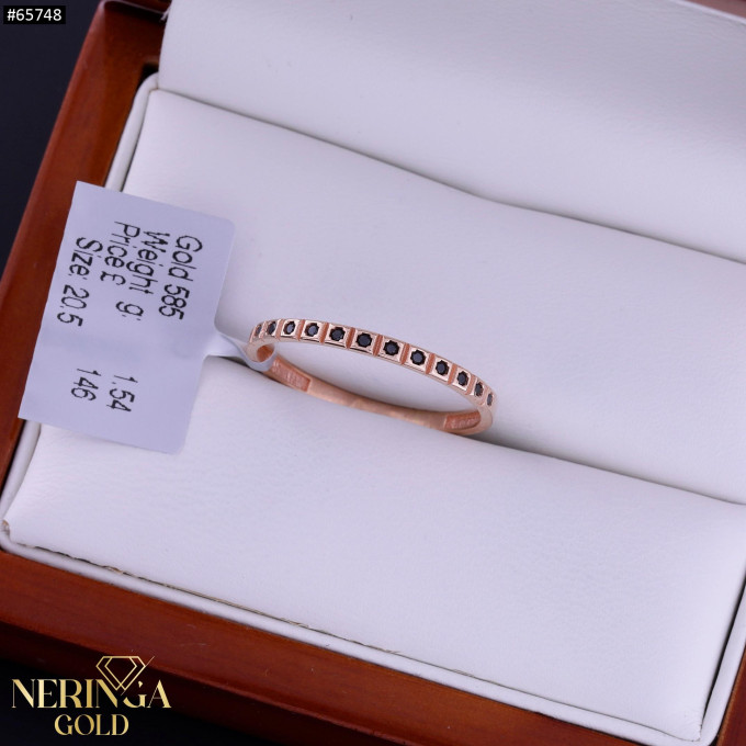 Rose gold women's ring #65748 Rose gold women's ring #65748