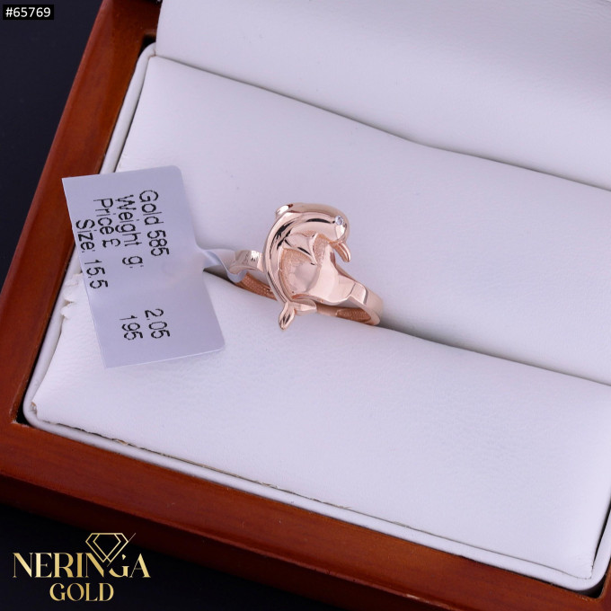 Rose gold women's ring #65769 Rose gold women's ring #65769