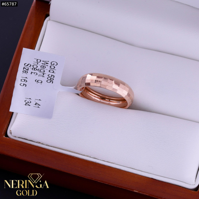 Rose gold wedding ring #65787 Rose gold wedding ring #65787