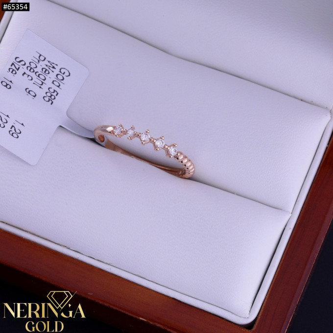 Rose gold women's ring #65354 Rose gold women's ring #65354