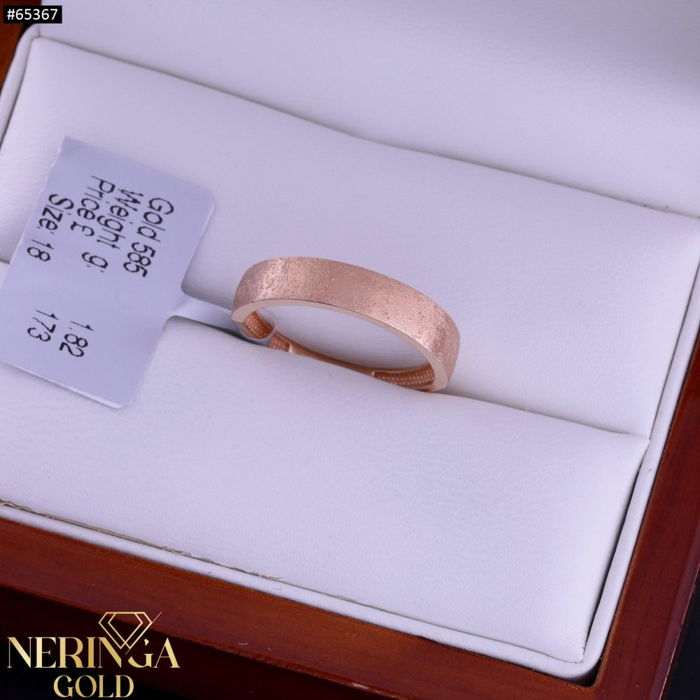 Rose gold women's ring #65367