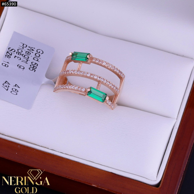 Rose gold women's ring #65390 Rose gold women's ring #65390