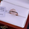 Rose gold women's ring #65398