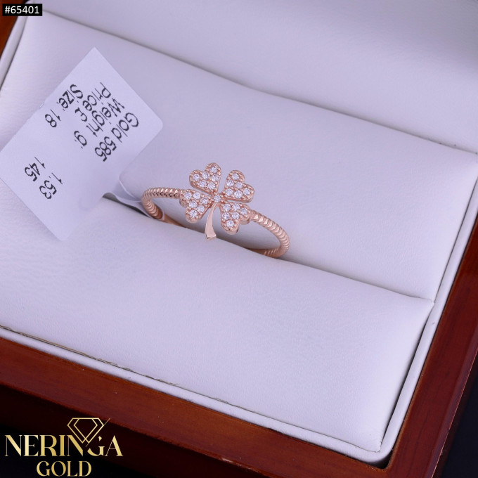 Rose gold women's ring #65401 Rose gold women's ring #65401