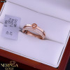 Rose gold women's ring #65404