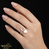 Rose gold women's ring #67428