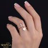 Rose gold women's ring #67419
