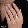Rose gold women's ring #67429
